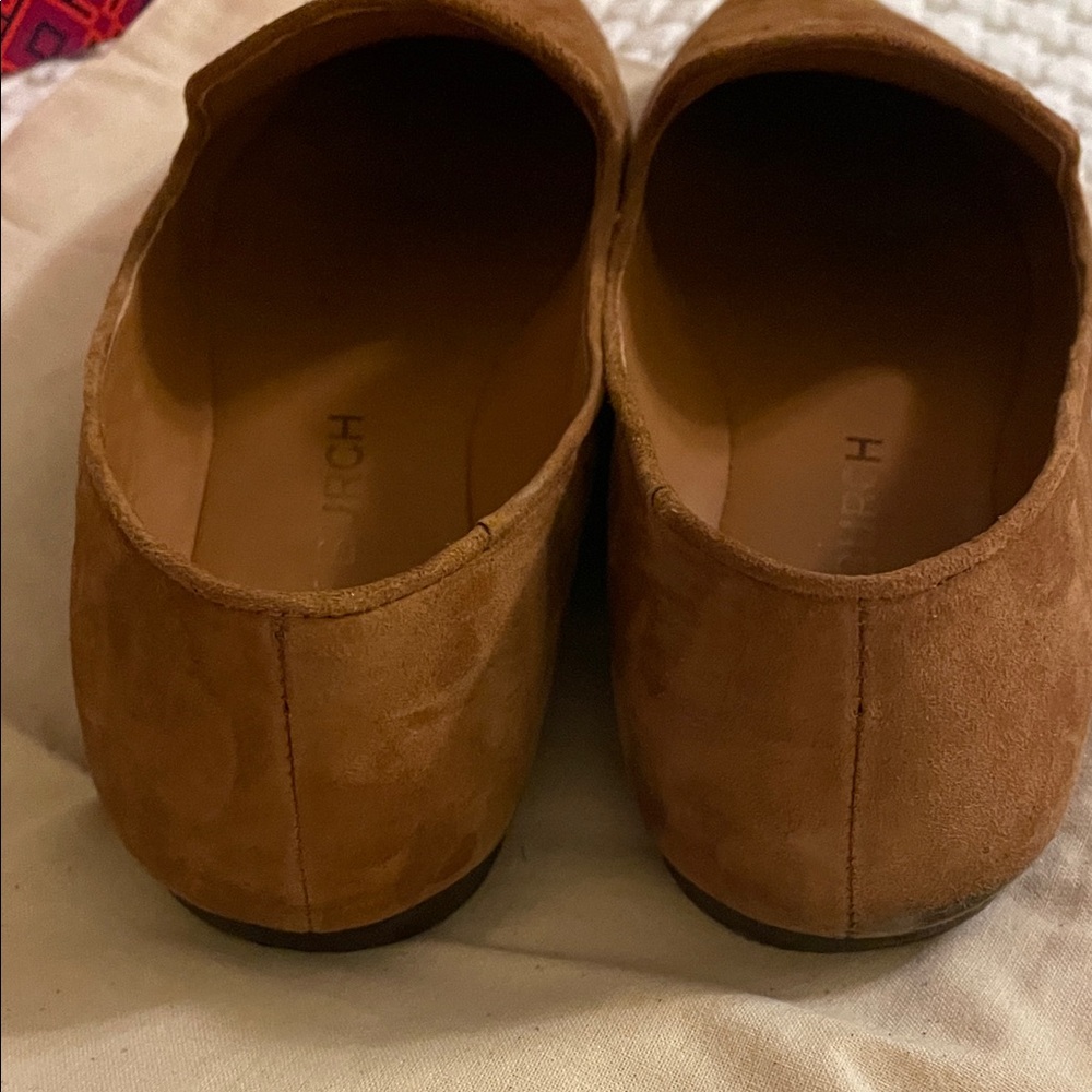 Tory Burch Brown Suede Loafers smoking slipper 9.5 rhum 200 - Picture 7 of 14